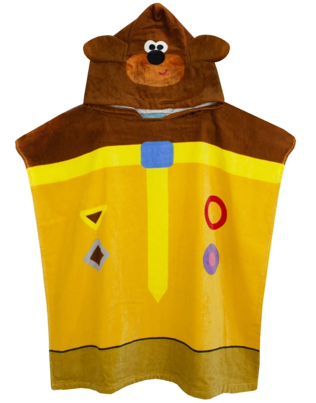 Image of Hey Duggee Poncho Towel Yellow
