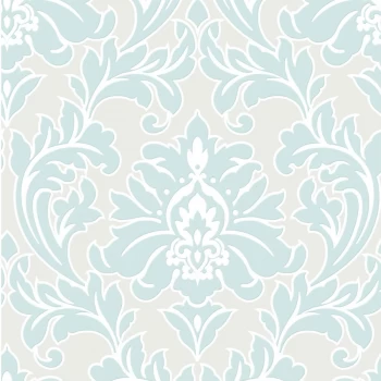 Image of Graham and Brown Super Fresco Majestic Wallpaper - Duck Egg