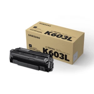 Image of Samsung CLT K603L Black Laser Toner Ink Cartridge HP SU214A