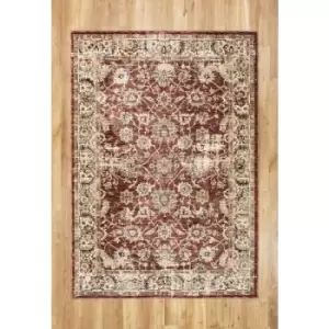 Image of Mastercraft Alhambra Rug - 6549A Red - 67x330cm, Cotton