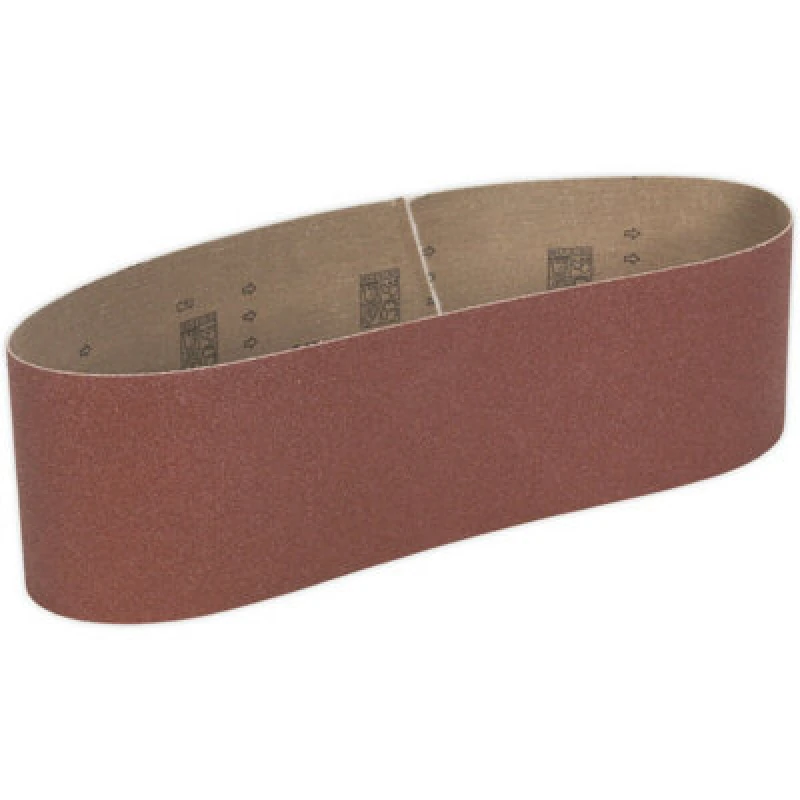 Image of Loops PREMIUM 100mm x 915mm Sanding Belt - 100 Grit Aluminium Oxide Cloth Backed Loop Multi