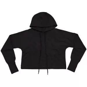 Image of Mantis Womens/Ladies Cropped Crop Top (XS) (Black)