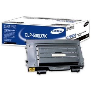Image of Samsung CLP-500D7K Black Laser Toner Ink Cartridge