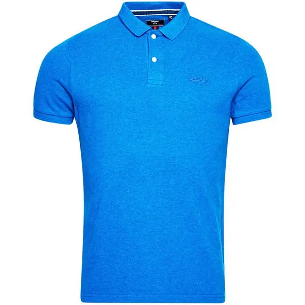 Image of Superdry Core Polo Shirt - Blue S