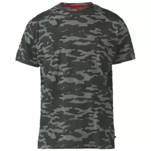 Image of Duke Mens Gaston D555 Camouflage Print T-Shirt (M) (Jungle)