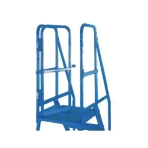 Image of Inward Opening Gate for Mobile Safety Steps - Galvanised