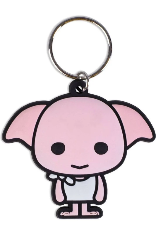 Image of Harry Potter Chibi Dobby Keyring in Baby Pink Baby Pink Unisex One Size