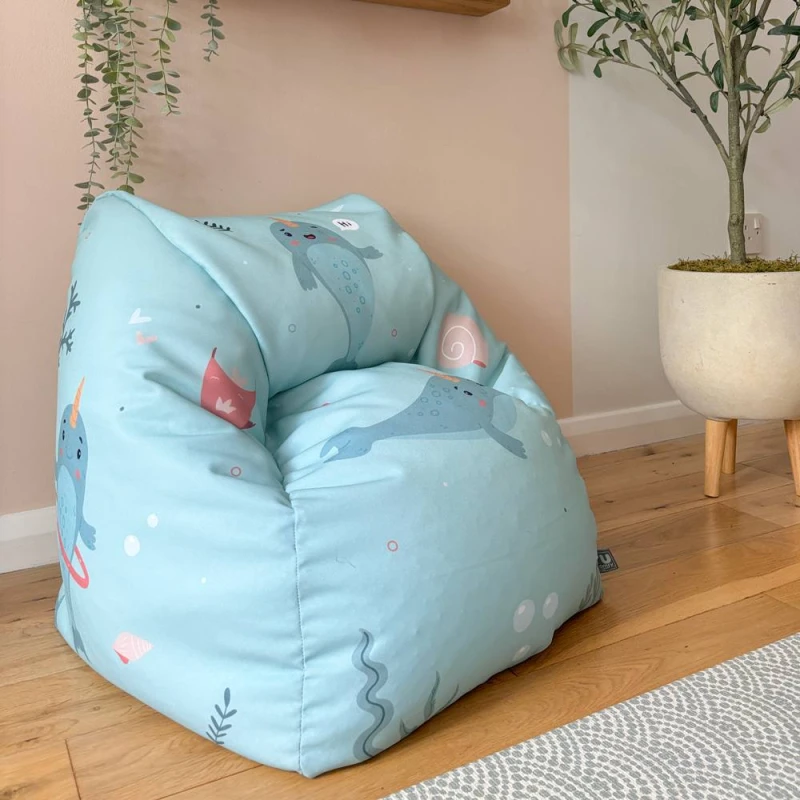 Image of RU Comfy Kids Under Sea Bean Bag Snuggle Chair