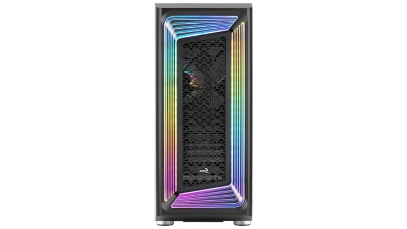 Image of Aerocool Interstellar ARGB Mid Tower Case - Black