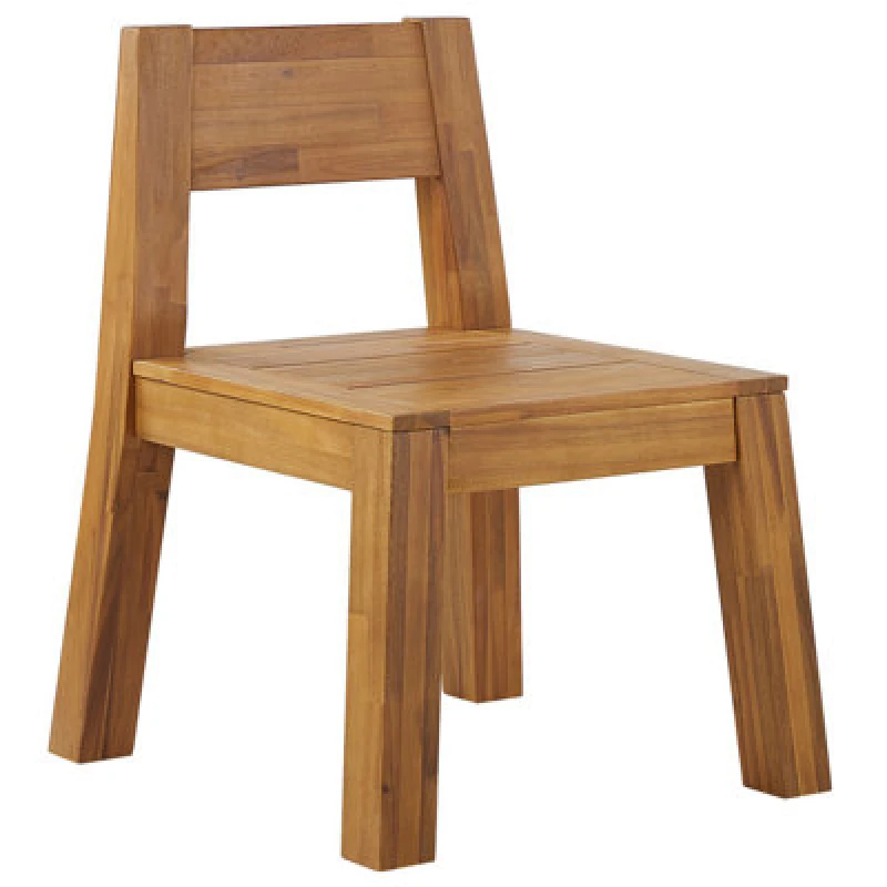 Image of Beliani Garden Chair Livorno Acacia Wood Brown