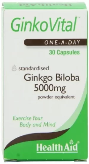 Image of Health Aid Ginkgo Biloba 30 Capsules
