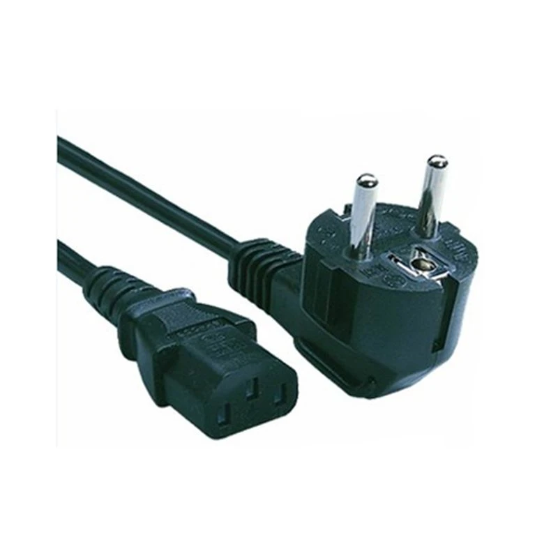 Image of FDL 1M EUROPEAN MAINS CABLE - EURO MAINS PLUG TO C13 IEC SOCKET
