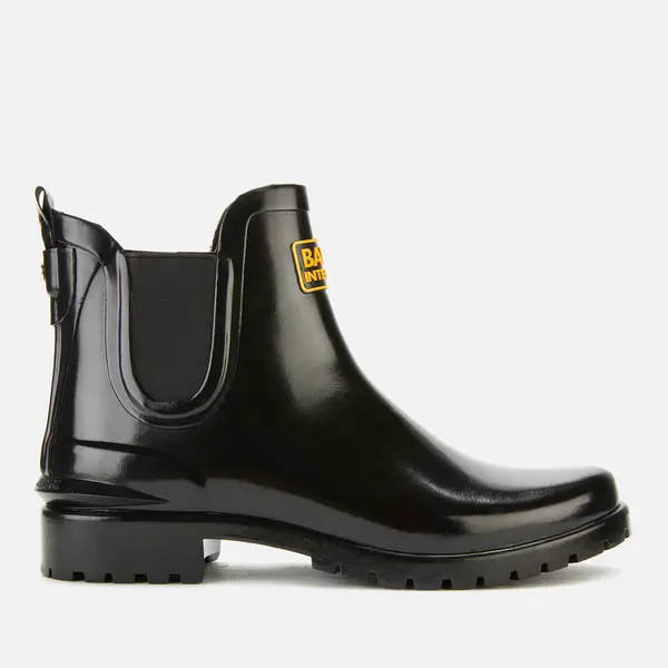 Image of Barbour International Womens Assen Chelsea Wellies - Black - UK 3