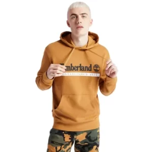 Image of Timberland Established 1973 Hoodie For Men In Yellow, Size S