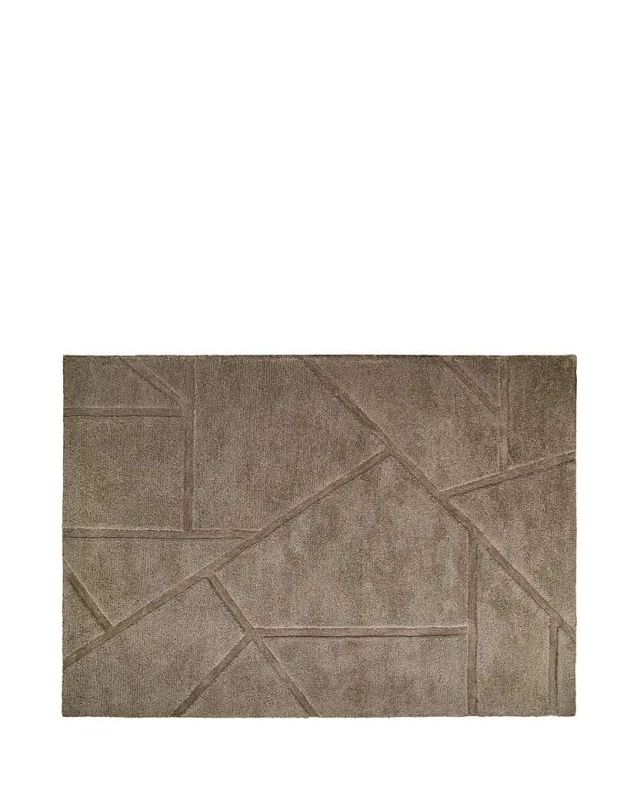 Image of Origins Stack Geometric Rug Mauve - Origins - Size: 120X170 Mauve 120X170 HR94001