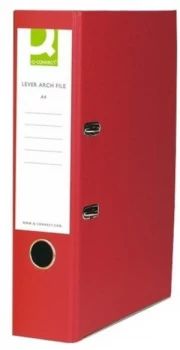 Image of Q Connect L/arch File Fc Polyprop Red - 10 Pack