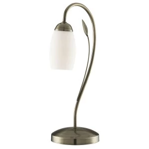 Image of Searchlight Lighting Collection Jade Table Lamp - Brass