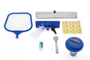 Image of Flowclear Pool Accessories Set Maintenance Cleaning Repair Thermometer Test Kit