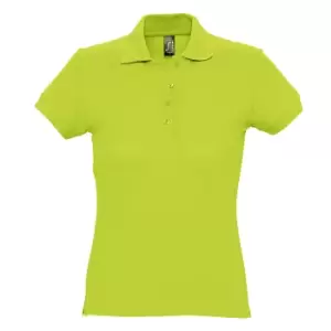 Image of SOLS Womens/Ladies Passion Pique Short Sleeve Polo Shirt (XL) (Apple Green)
