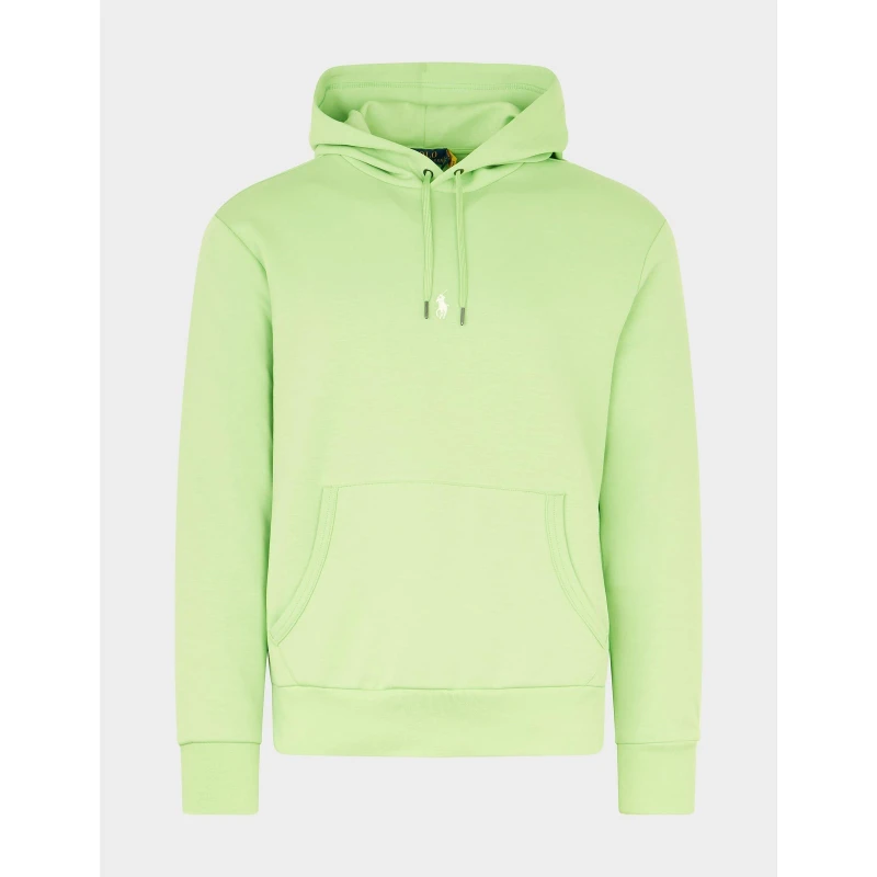 Image of Ralph Lauren Polo Pullover Double Knit Hoodie - Green Green M