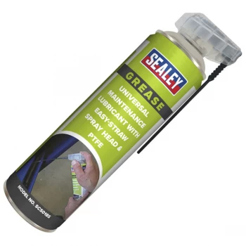 Image of Sealey SCS018S Universal Maintenance Lubricant + Easy-Straw Spray ...