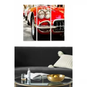 Image of MDF508127503 Multicolor Decorative MDF Painting (3 Pieces)