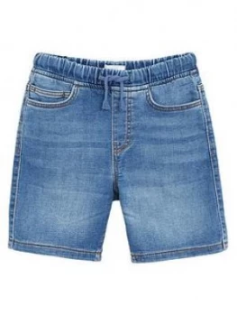 Image of Mango Boys Denim Shorts - Light Blue