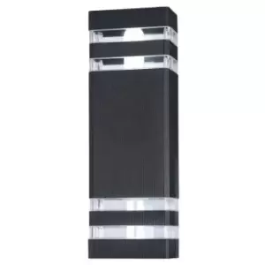 Image of Unter den Linden Unter Den Linden Wall Lamp Black, 2 Light IP54, E27