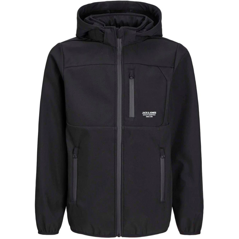 Image of Jack and Jones Theo Softshell Jacket Junior Black male 12 Years