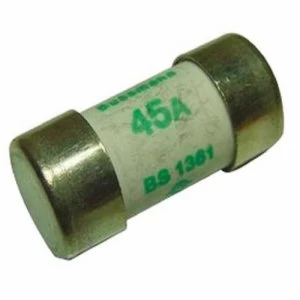 Image of Cooper Bussmann Consumer Unit Distribution Board Fuse 240V Link - 45A