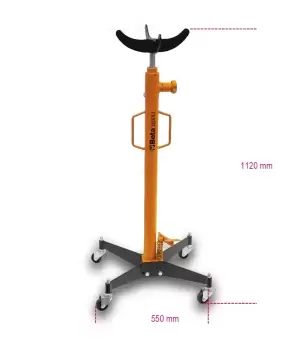 Image of Beta Tools 30260.3 Hydraulic Pit & Under Bridge Jack 300kg Pedal Pump 030260003