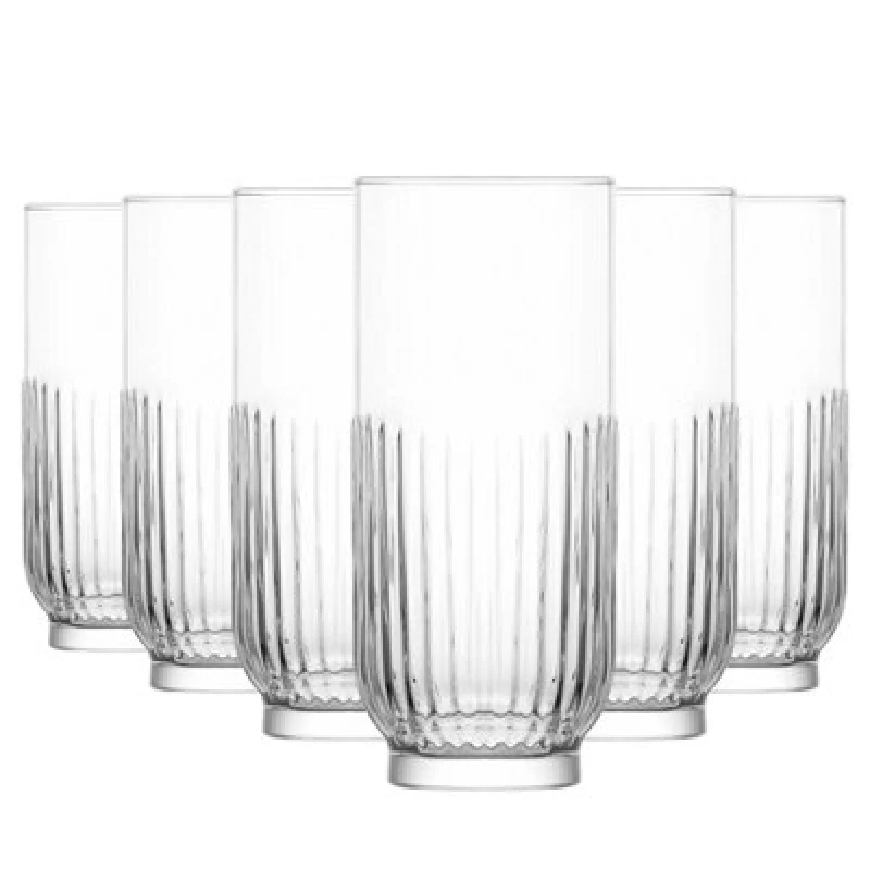 Image of LAV Glassware Lav Tokyo Highball Glasses - 395Ml - Clear - Pack Of 6