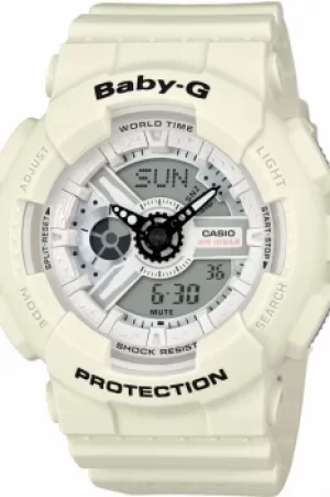Image of Ladies Casio Baby-G Punching Pattern Alarm Chronograph Watch BA-110PP-7AER