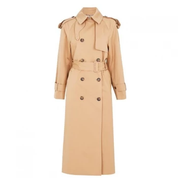 Image of Gant Oversized Trench Coat - Drk Khaki 248