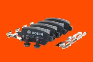 Image of Bosch Brake pad set 0 986 494 654 Brake pads,Brake pad set, disc brake OPEL,KIA,ZAFIRA B (A05),Meriva A (X03),Astra H Caravan (A04),Zafira A (T98)