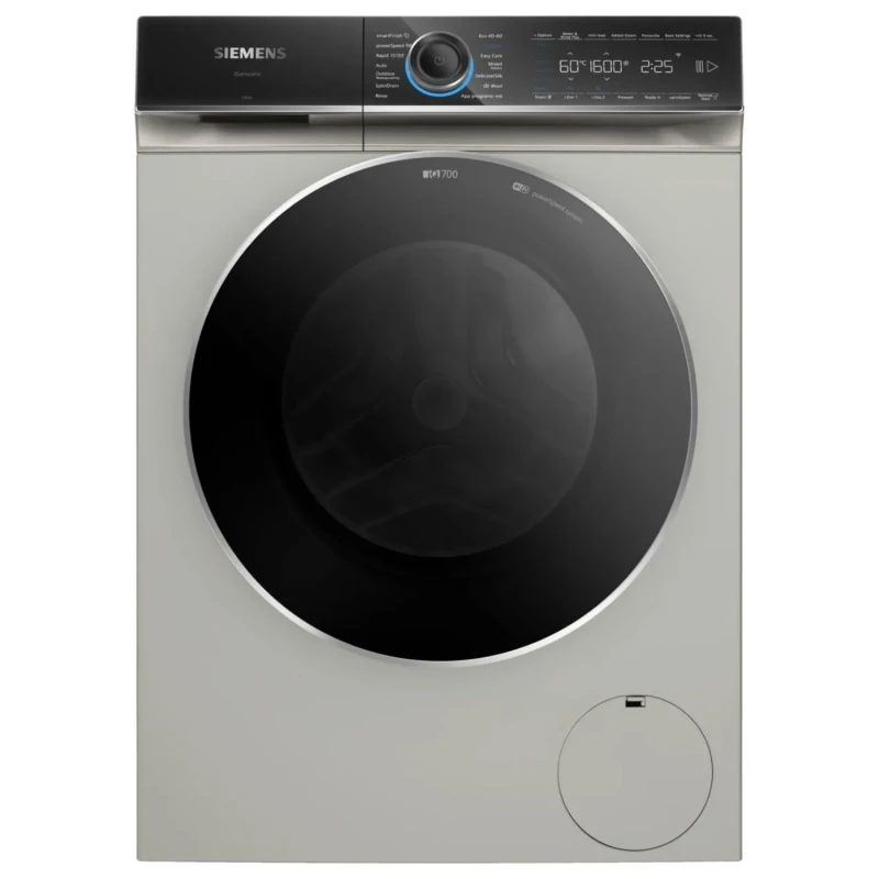 Image of Siemens IQ-700 i-Dos WG56B2A3GB 10KG WiFi Connected Washing Machine with 1600 rpm - Silver - A Rated