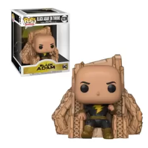 Image of DC Comics Black Adam Black Adam on Throne Funko Pop! Deluxe Vinyl