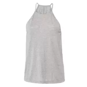 Image of Bella + Canvas Womens/Ladies Flowy High Neck Sleeveless Tank Top (M) (Heather Stone)