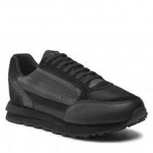 Image of Armani Exchange Runner Trainers Black Size 9 Men