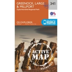 Image of Greenock, Largs and Millport by Ordnance Survey (Sheet map, folded, 2015)