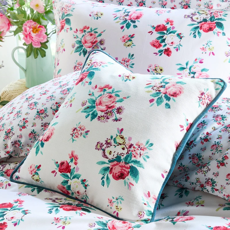 Image of Cath Kidston Icon Floral Filled Cushion 43cm x 43cm Multi