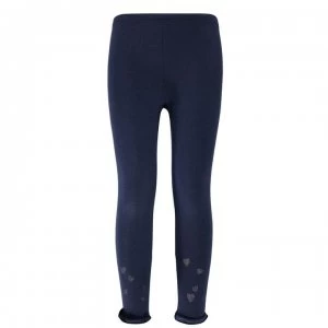 Image of Billieblush Heart Leggings - Blue 85T