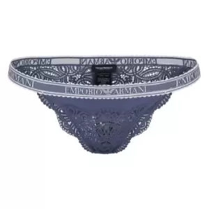 Image of Emporio Armani Brazillian Briefs - Blue