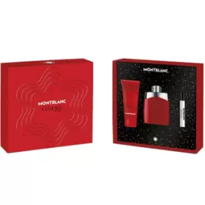 Image of Mont Blanc Legend Red Gift Set 100ml Eau de Parfum + 100ml Shower Gel + 7.5ml EDP