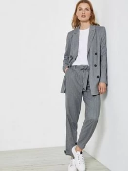 Image of Mint Velvet Herringbone Sports Pant - Grey