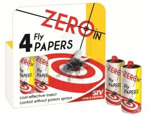 Image of Zeroin Fly Paper Pack of 4
