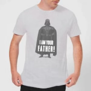 Image of Star Wars Darth Vader I Am Your Father Pose Mens T-Shirt - Grey - M