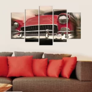 Image of 5PMDF-67 Multicolor Decorative MDF Painting (5 Pieces)