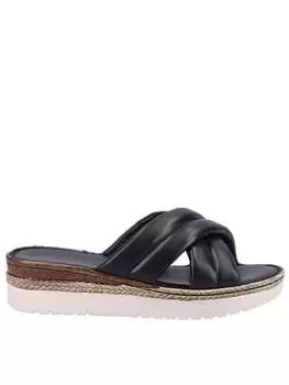 Image of Hush Puppies Hush Puppies Samira Mule Sandal - Black, Size 5, Women