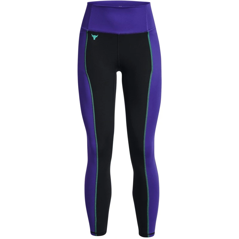 Image of Under Armour Armour Pjt Rck Lg Clrblck Ankl Gym Legging Womens - Black 6